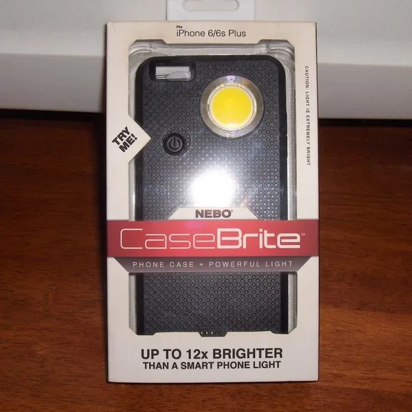 nebo flashlight iphone case 6648 CaseBrite Phone With Flashlight, Black (iPhone 7/8 Plus): Buy Online at Best Price in UAE Just in time for the gift giving season NEBO 6650 CaseBrite Phone Case